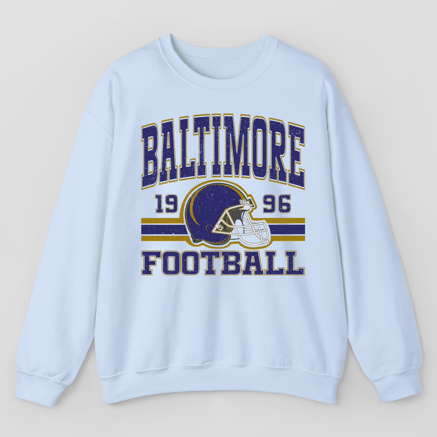 Vintage Style Baltimore Football Sweatshirt