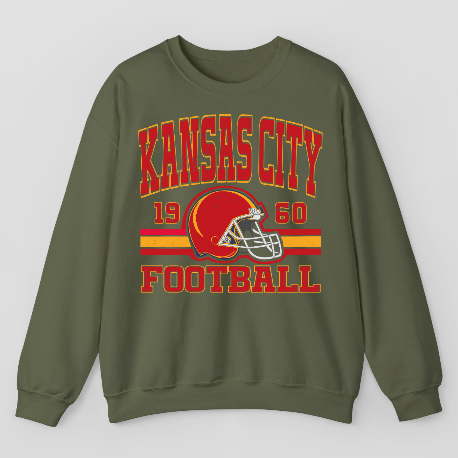 Vintage Style Kansas City Football Sweatshirt