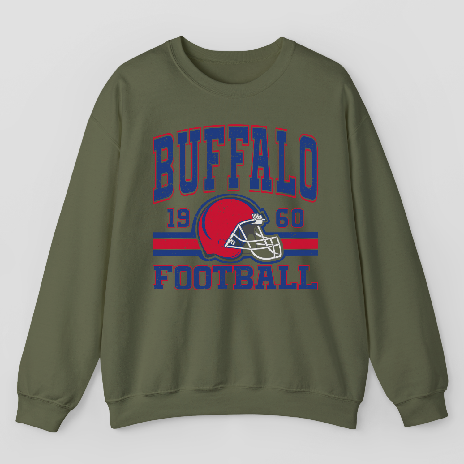 Vintage Style Buffalo Football Sweatshirt