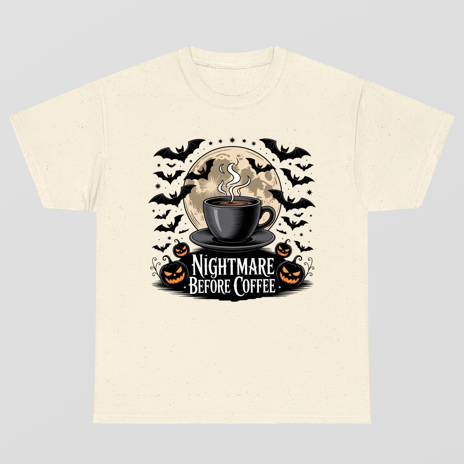 Nightmare Before Coffe Halloween T-Shirt