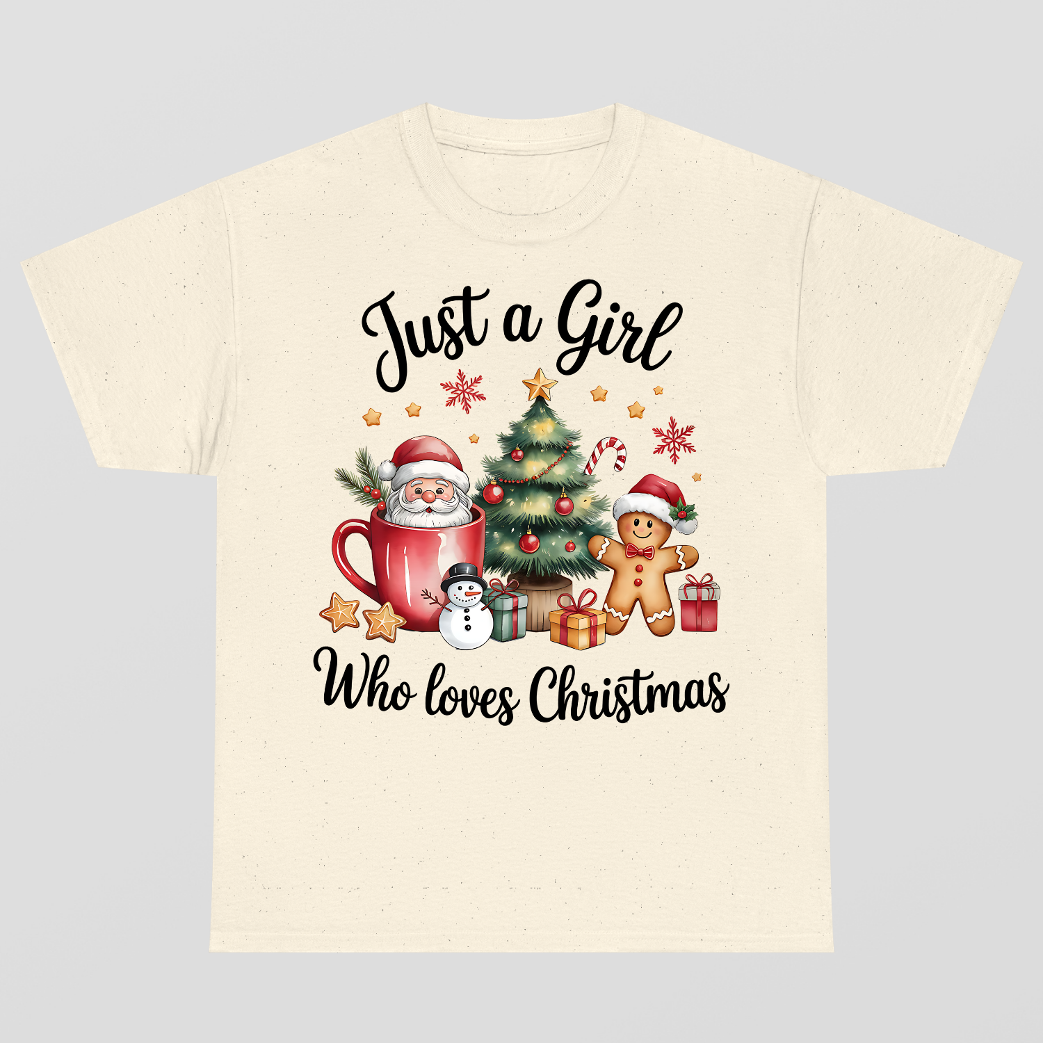 Just A Girl Who Loves Christmas T-Shİrt
