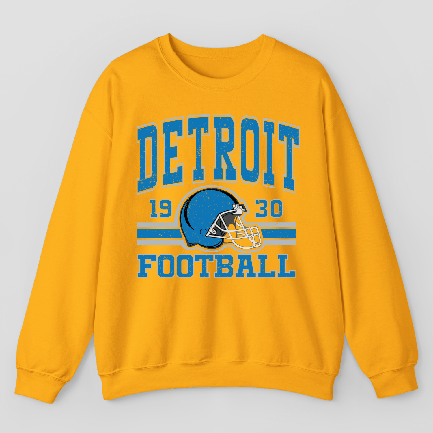 Vintage Style Detroit Football Sweatshirt