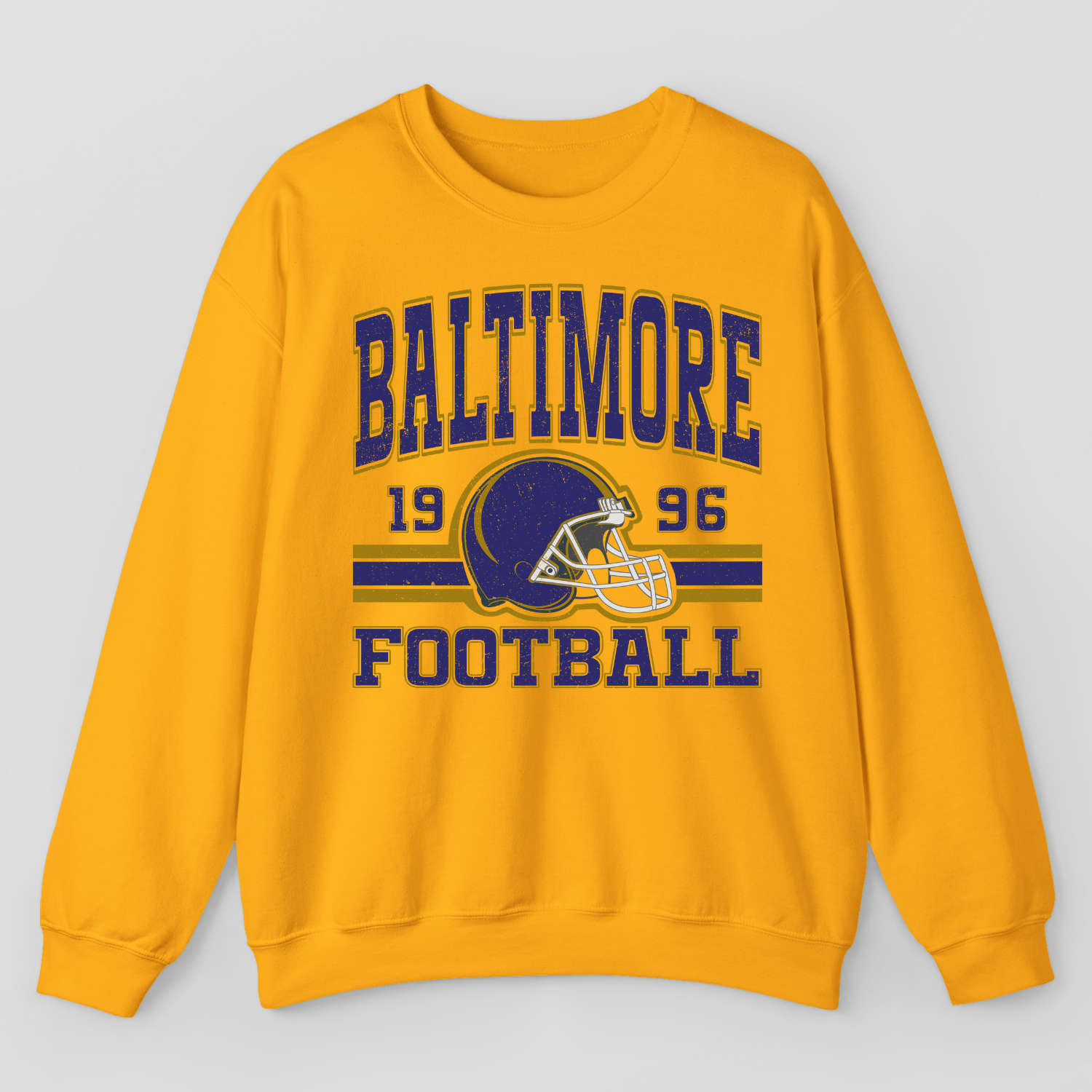 Vintage Style Baltimore Football Sweatshirt