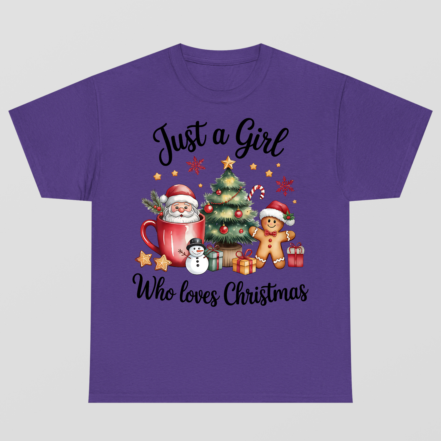 Just A Girl Who Loves Christmas T-Shİrt