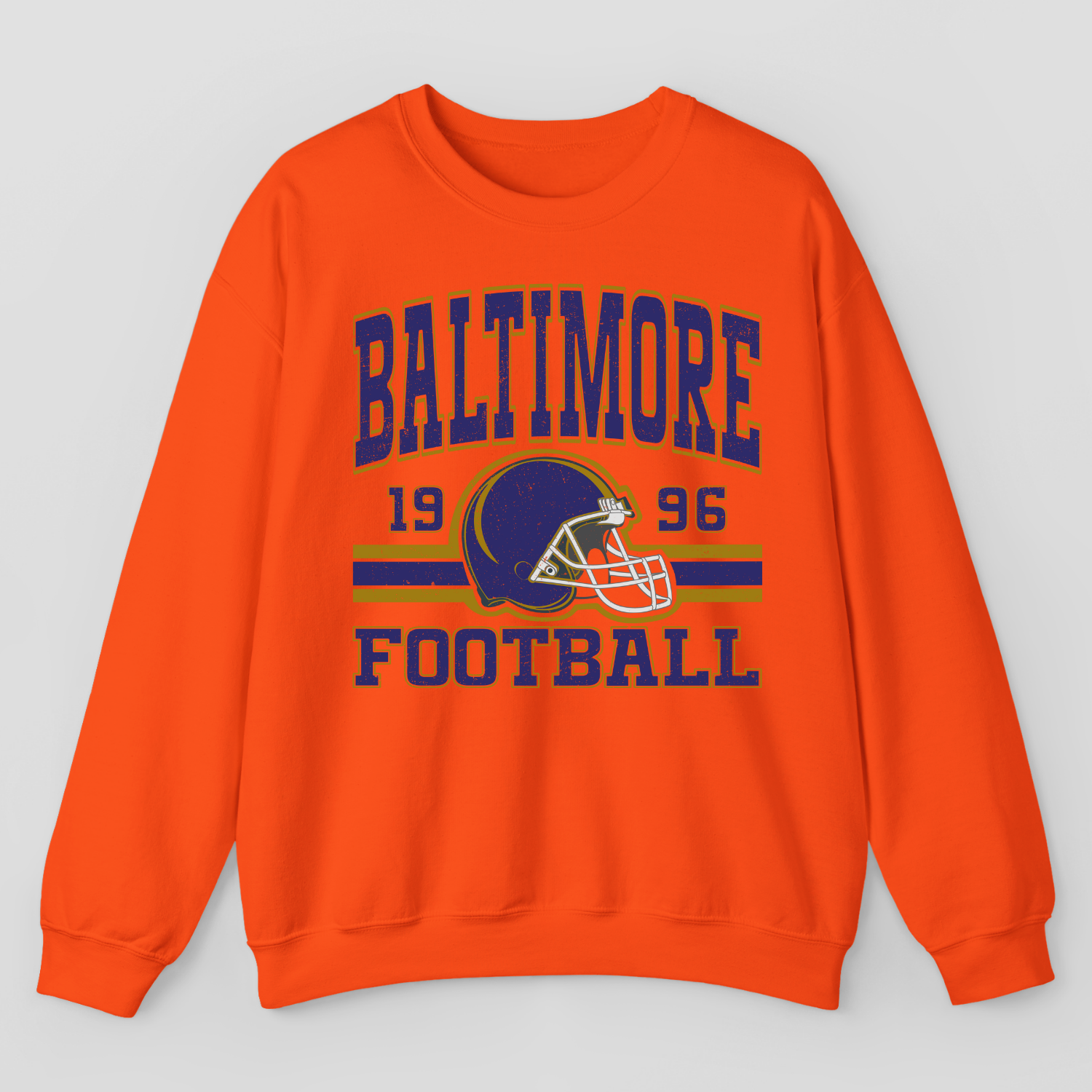 Vintage Style Baltimore Football Sweatshirt