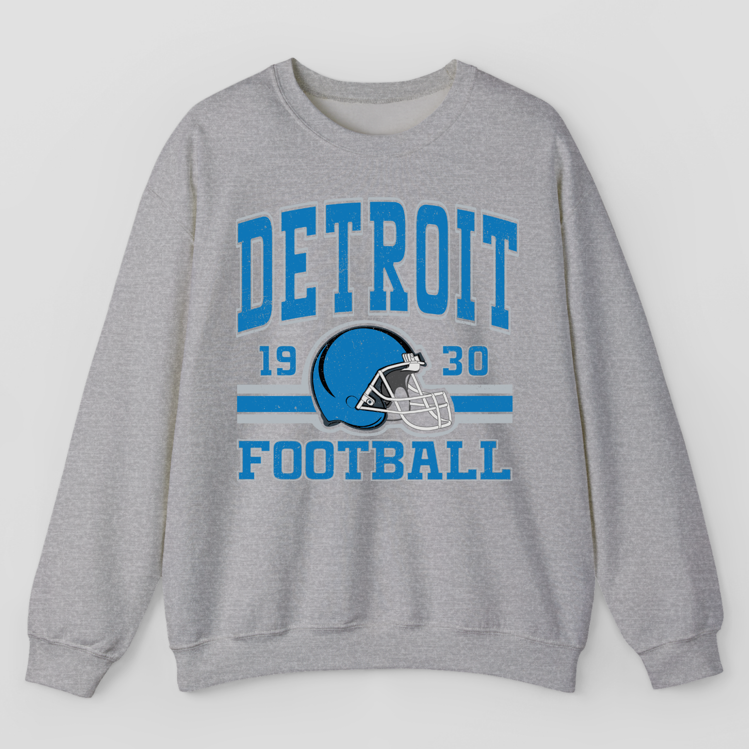 Vintage Style Detroit Football Sweatshirt