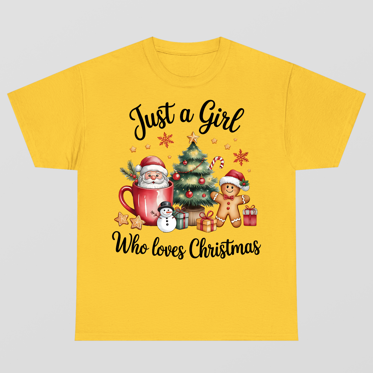 Just A Girl Who Loves Christmas T-Shİrt