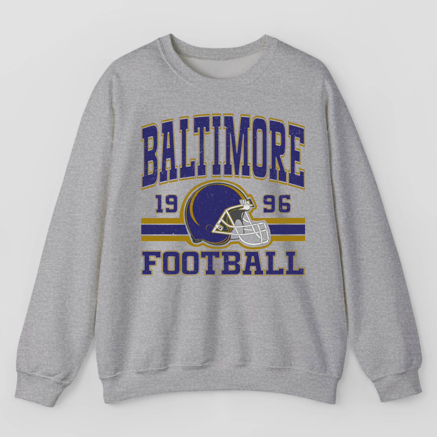 Vintage Style Baltimore Football Sweatshirt