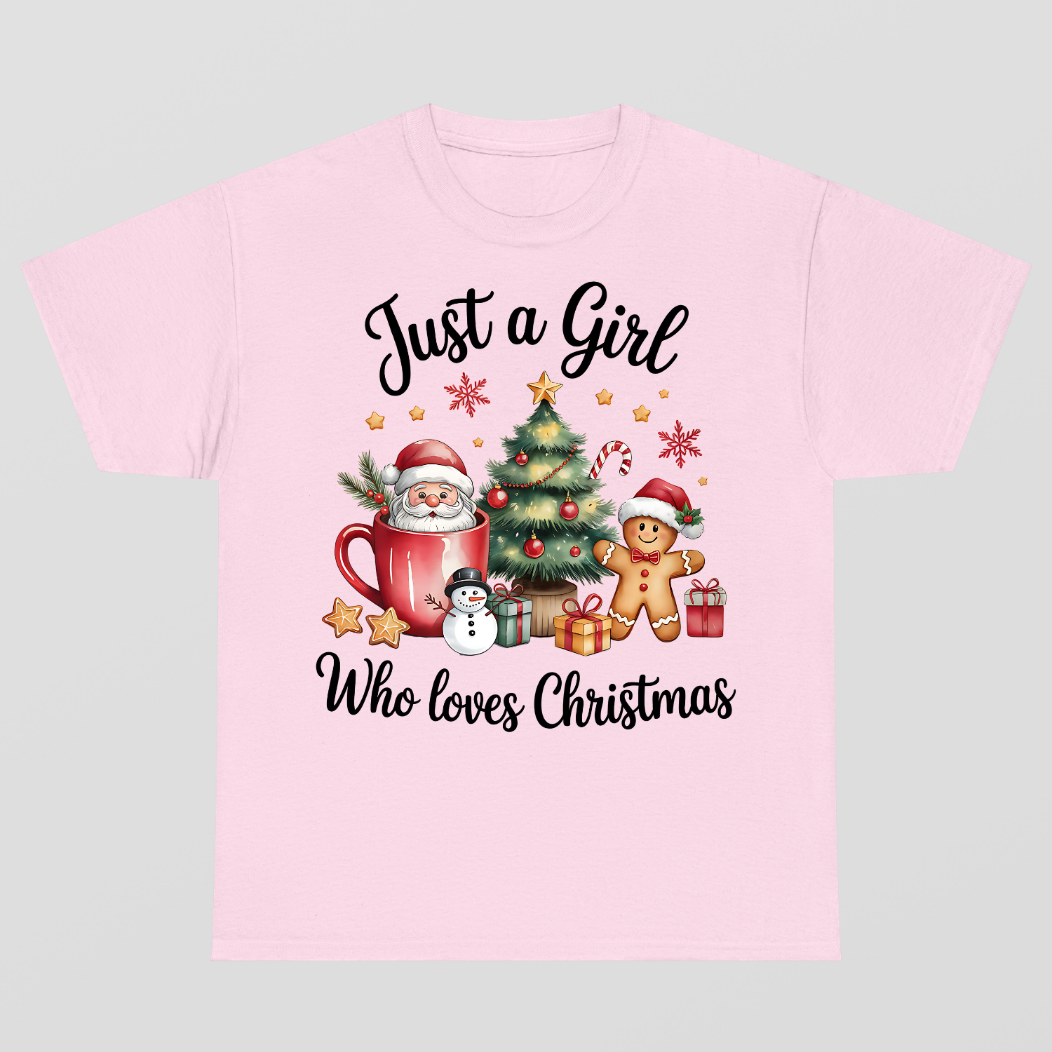 Just A Girl Who Loves Christmas T-Shİrt