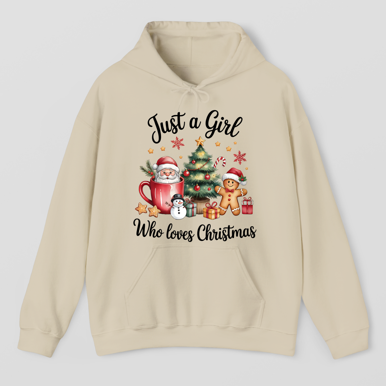 Just A Girl Who Loves Christmas Hoodie