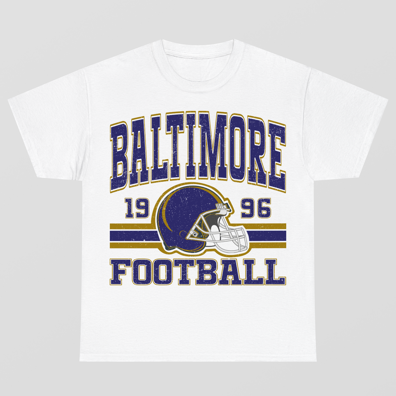 Vintage Style Baltimore Football T-Shirt