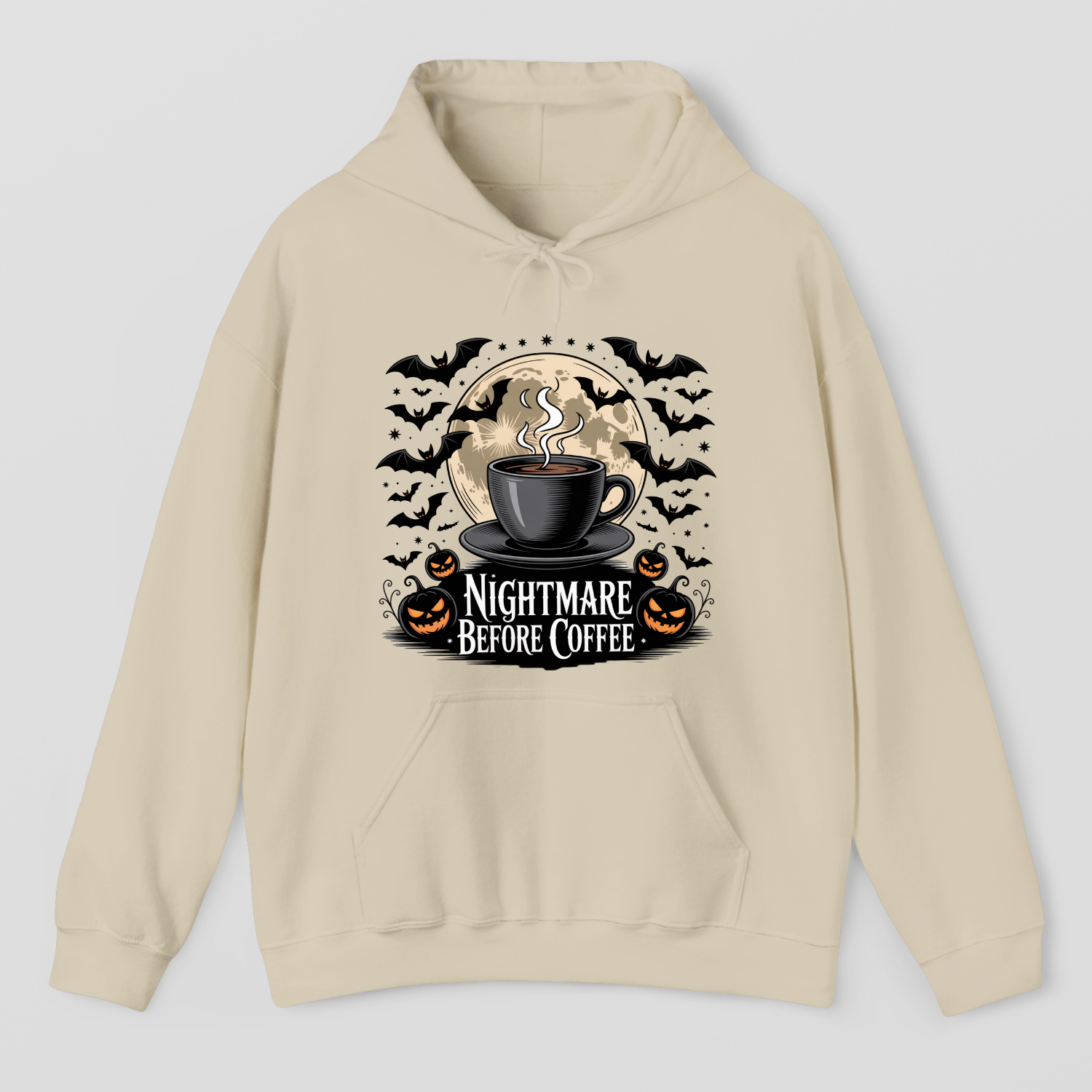 Nightmare Before Coffe Halloween Hoodie