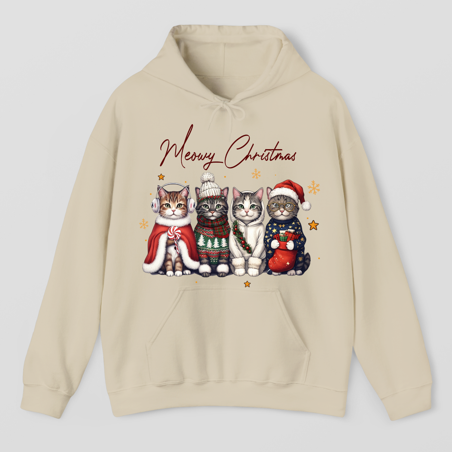 Meowy Christmas Hoodie