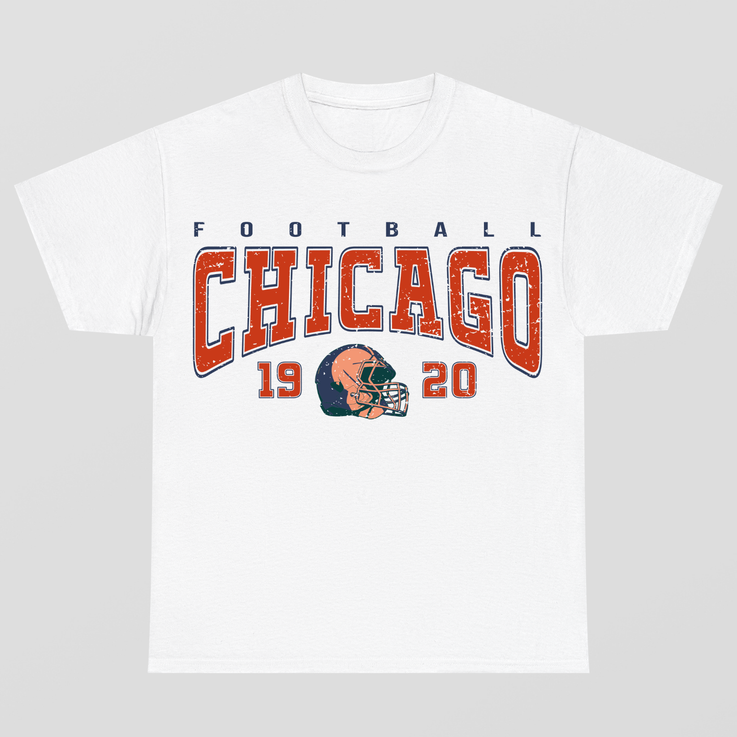Vintage Style Chicago Football T-Shirt