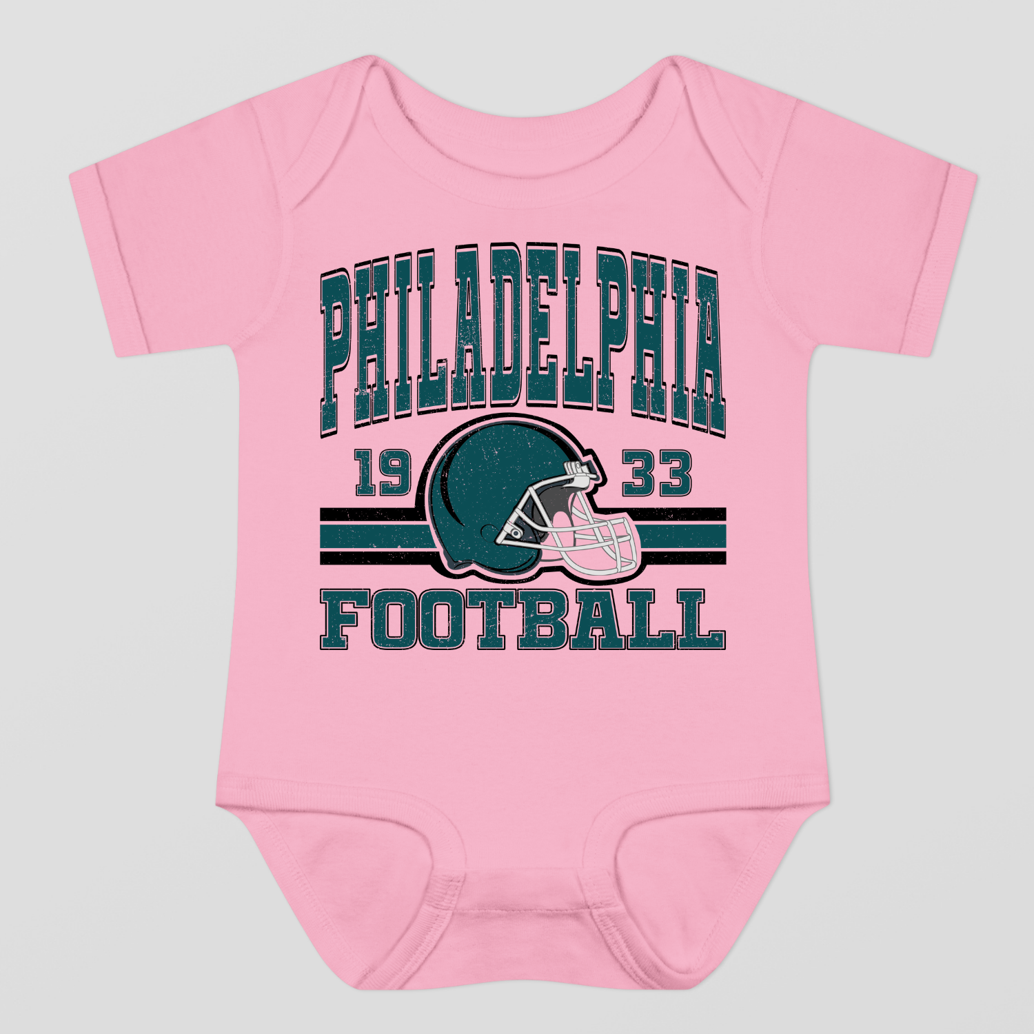 Vintage Style Philadelphia Football Baby Bodysuit