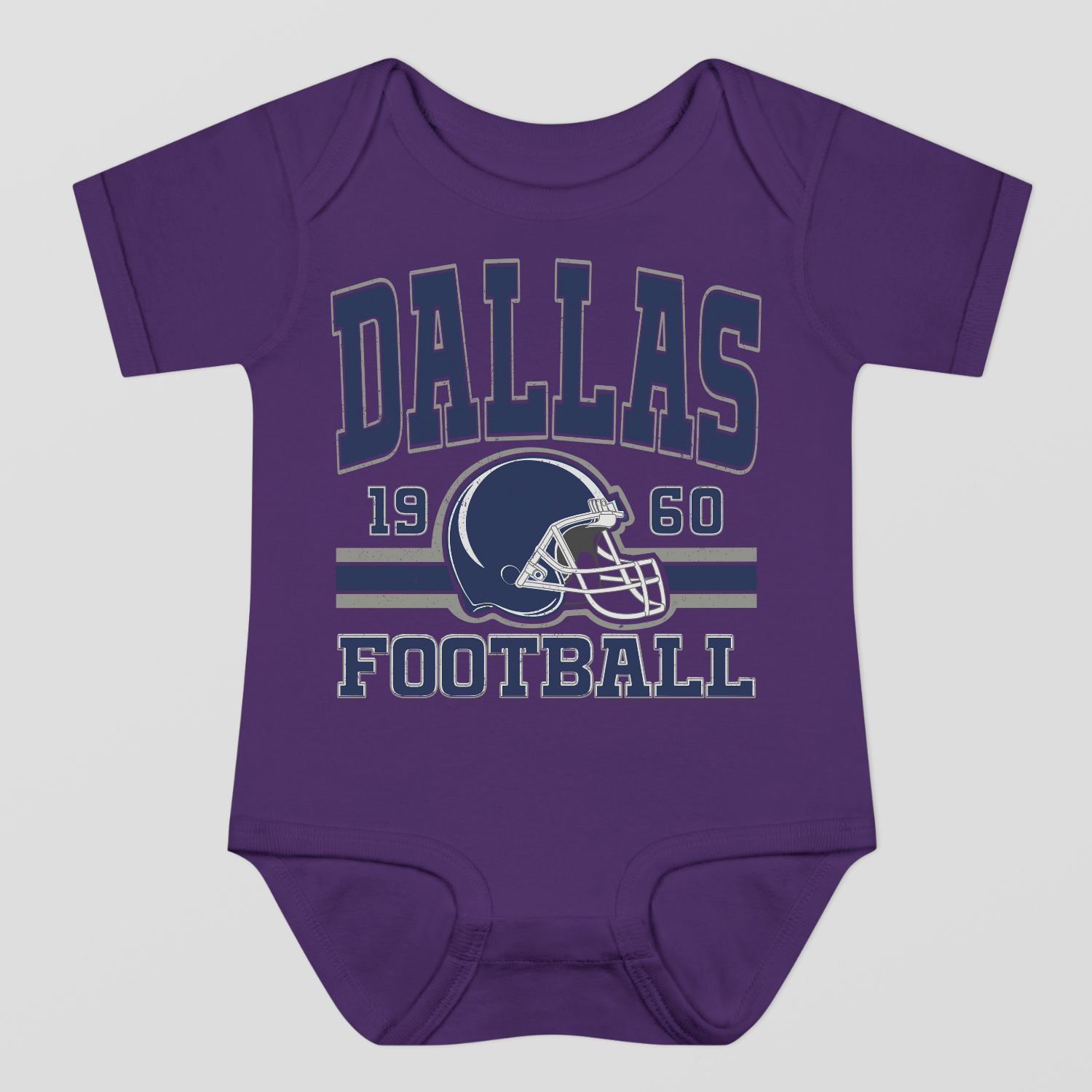 Vintage Style Dallas Football Baby Bodysuit