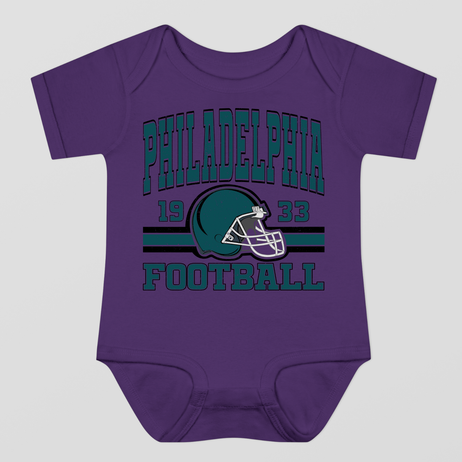 Vintage Style Philadelphia Football Baby Bodysuit
