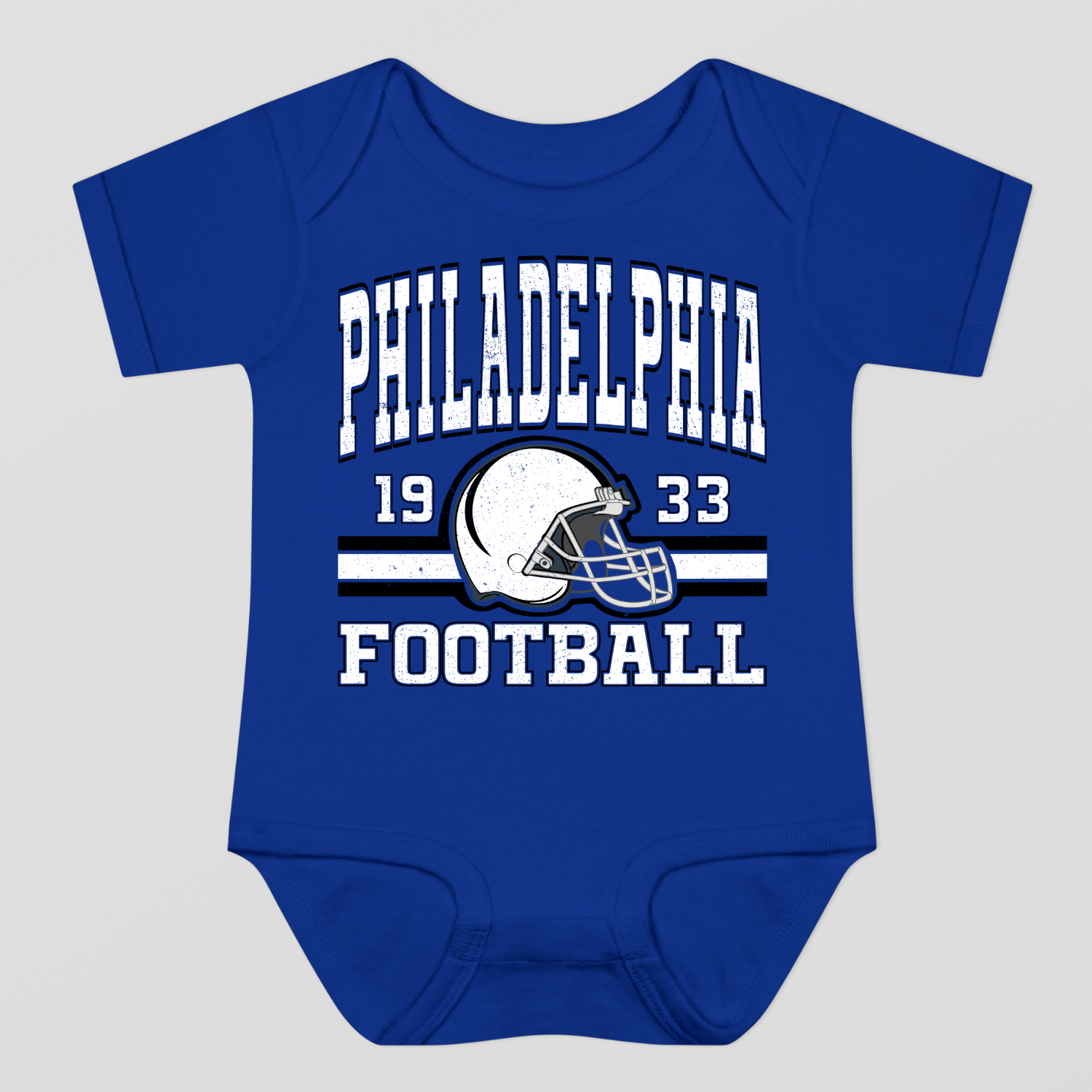 Vintage Style Philadelphia Football Baby Bodysuit
