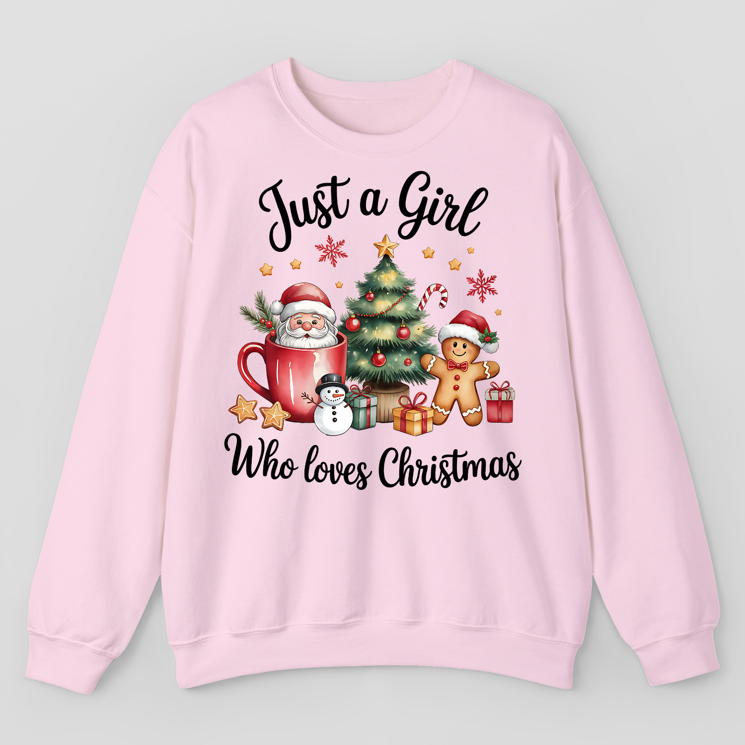 Just A Girl Who Loves Christmas Sweatshirt