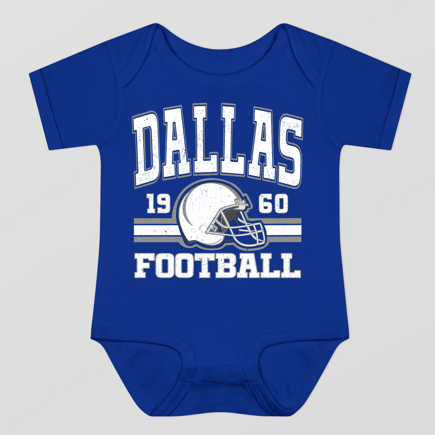 Vintage Style Dallas Football Baby Bodysuit