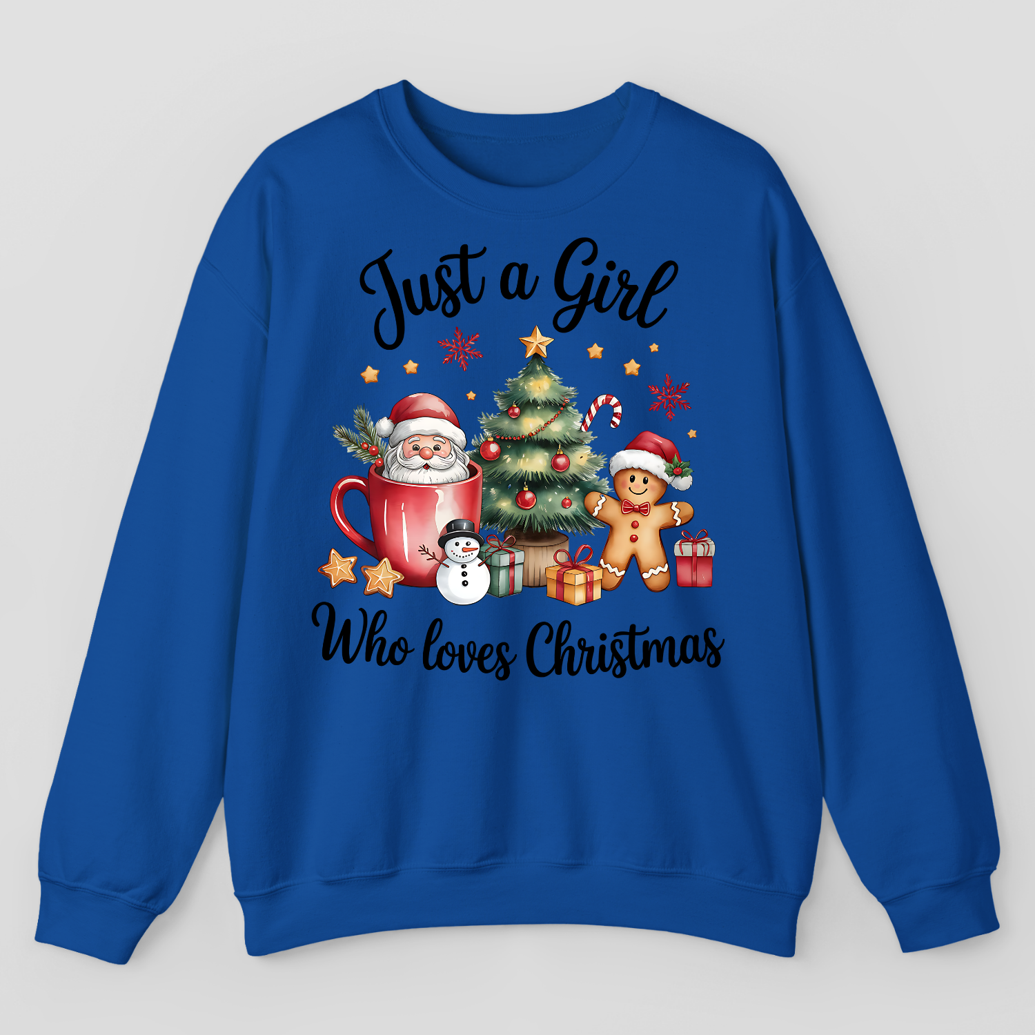 Just A Girl Who Loves Christmas Sweatshirt