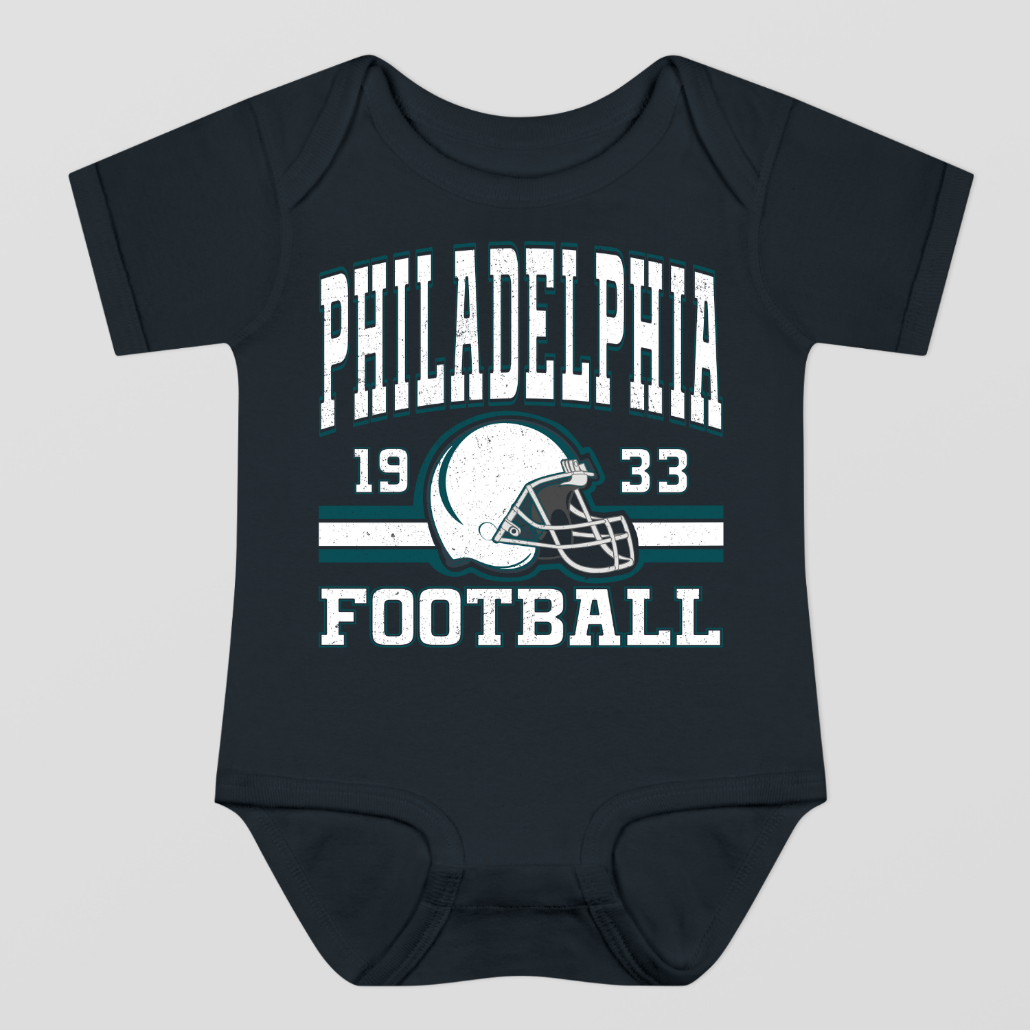 Vintage Style Philadelphia Football Baby Bodysuit