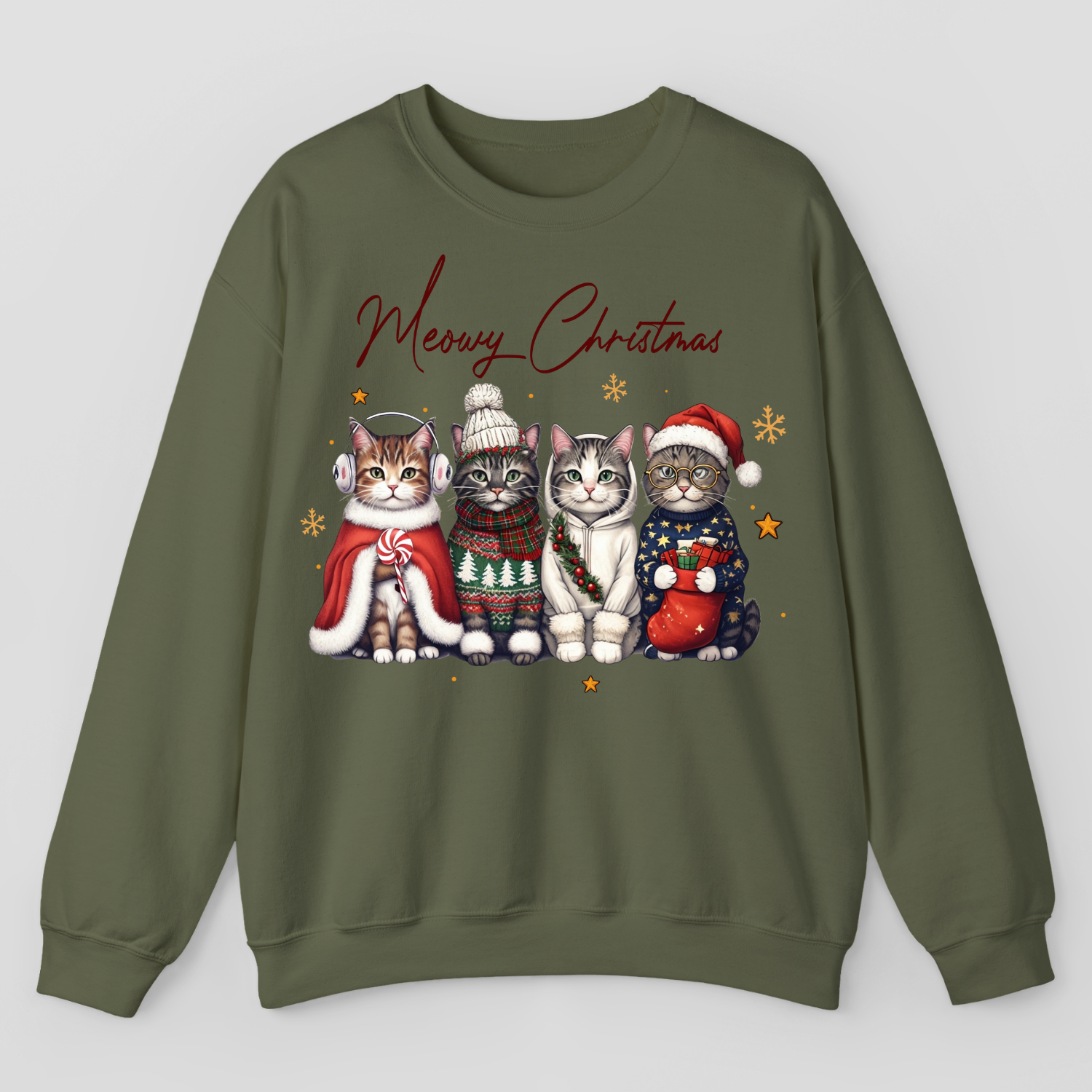 Meowy Christmas Sweatshirt