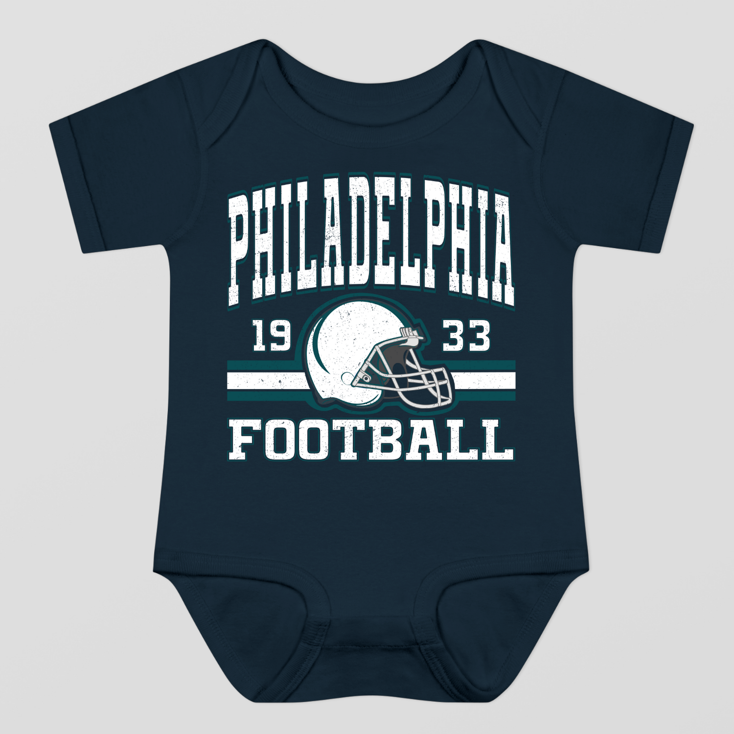 Vintage Style Philadelphia Football Baby Bodysuit