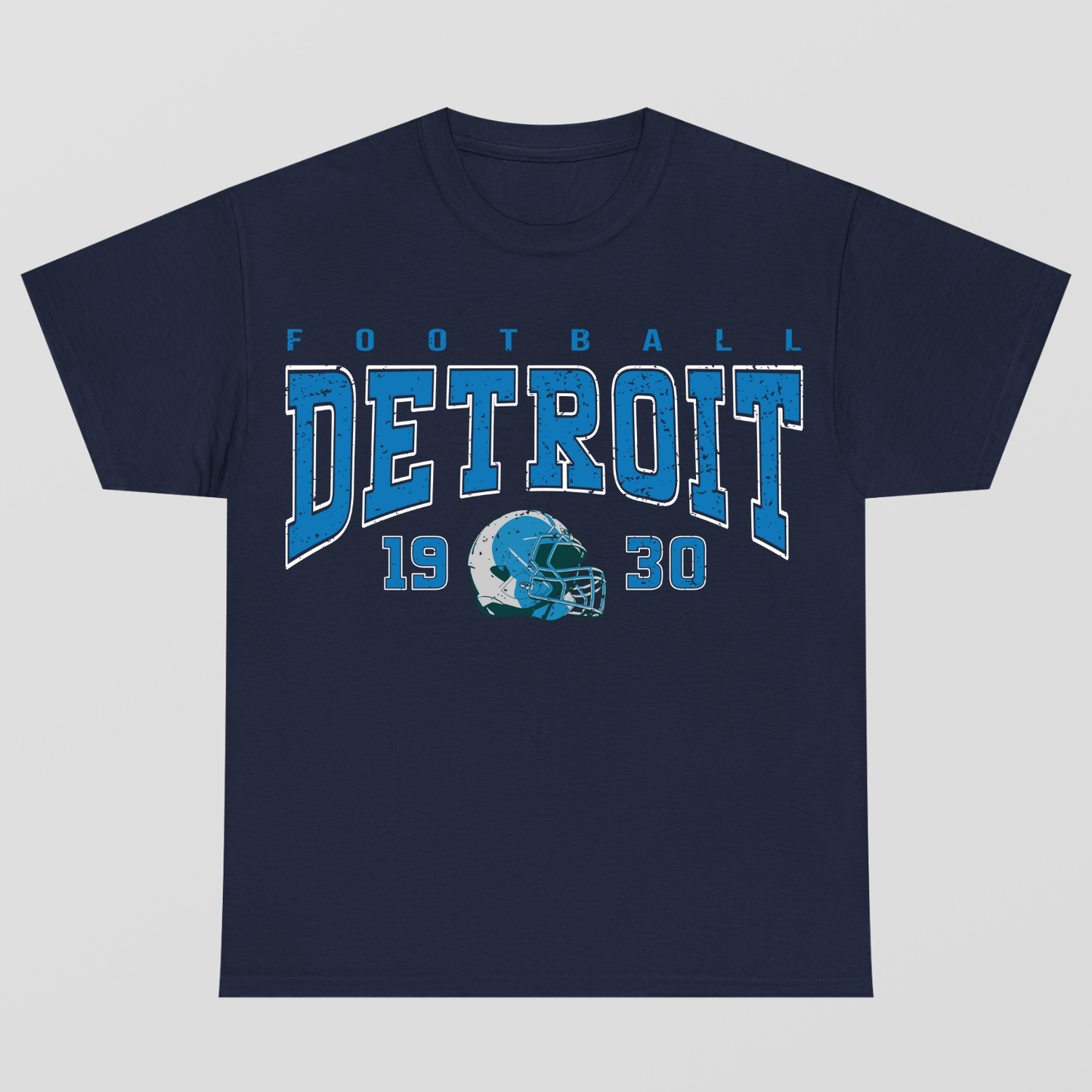 Vintage Style Detroit Football T-Shirt