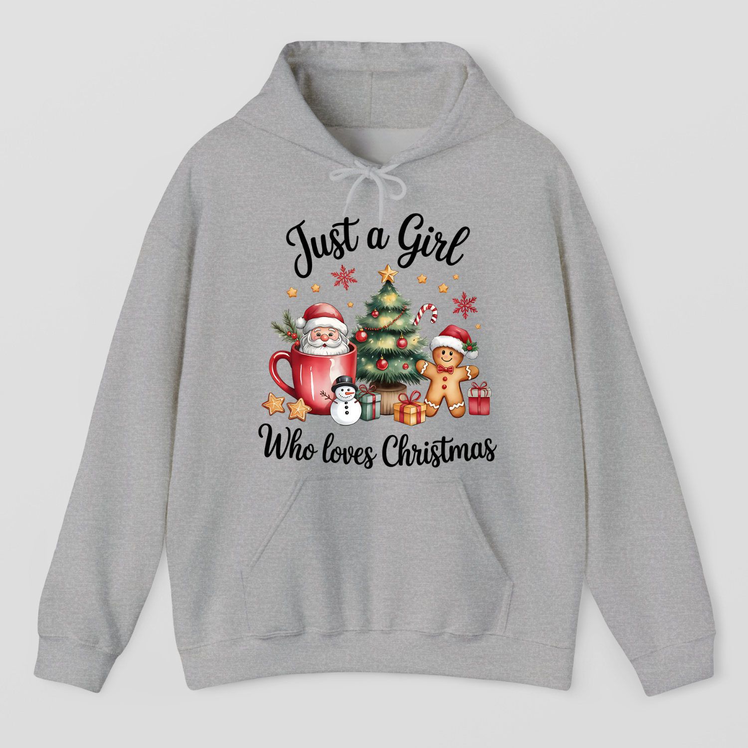Just A Girl Who Loves Christmas Hoodie