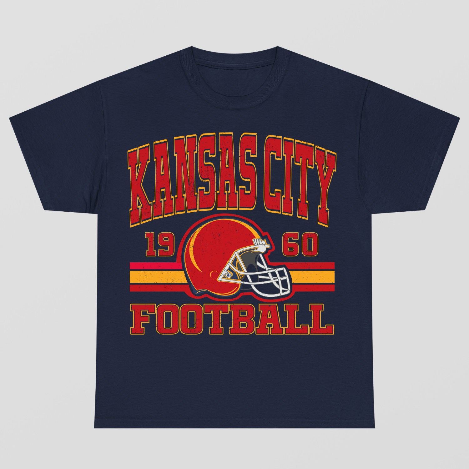 Vintage Style Kansas City Football T-Shirt