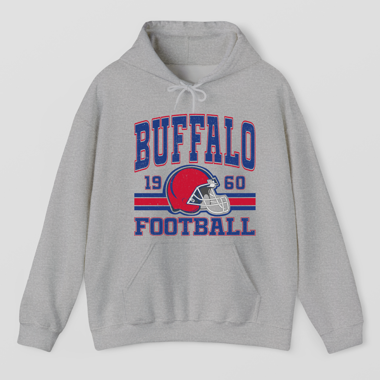 Vintage Style Buffalo Football Hoodie
