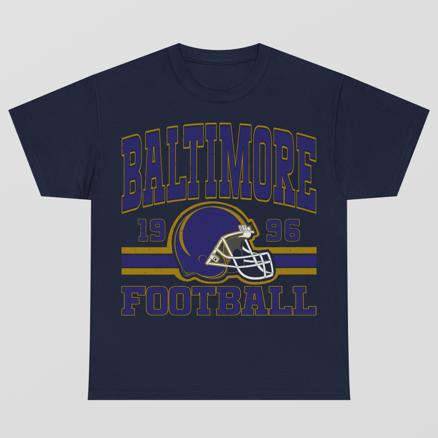 Vintage Style Baltimore Football T-Shirt