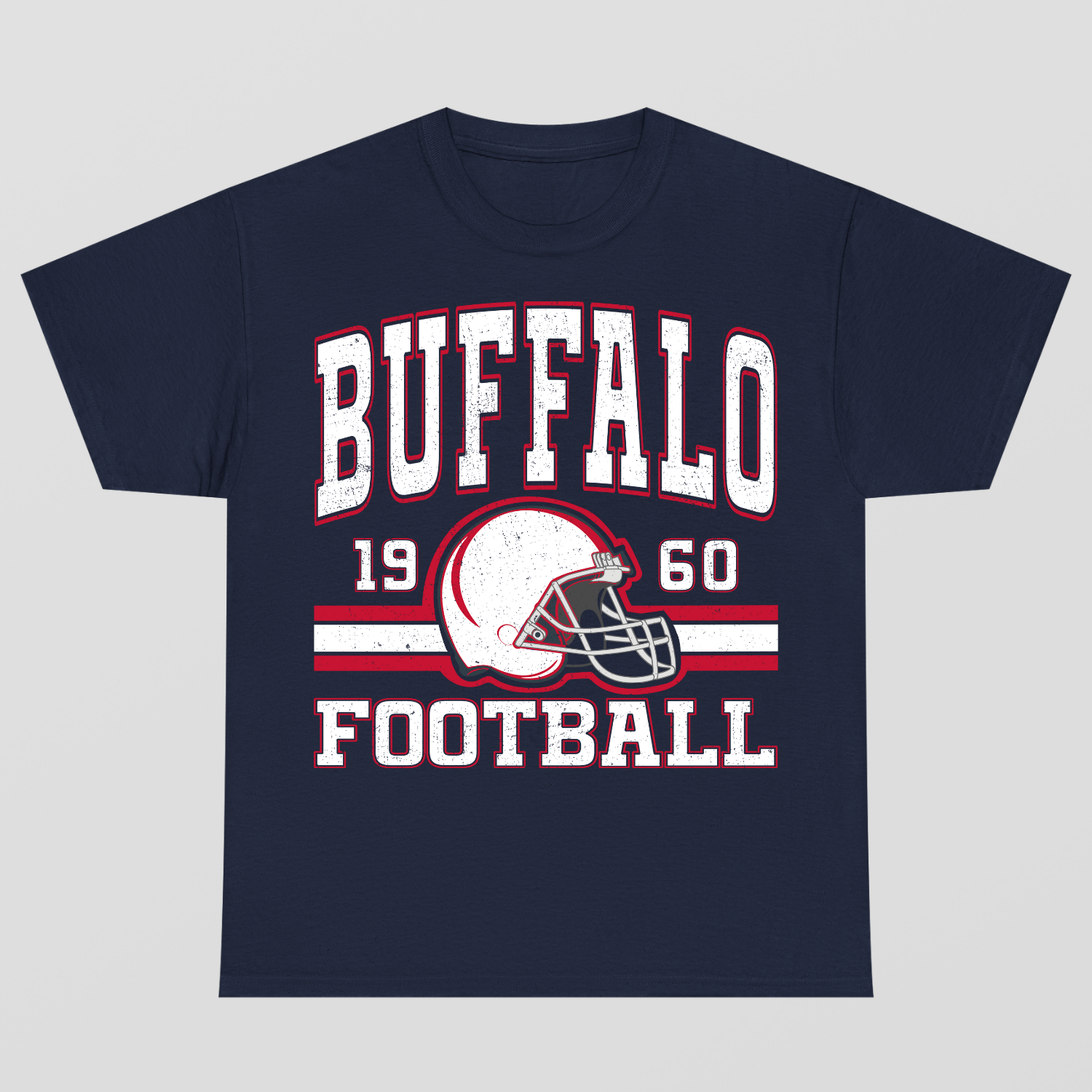 Vintage Style Buffalo Football T-Shirt