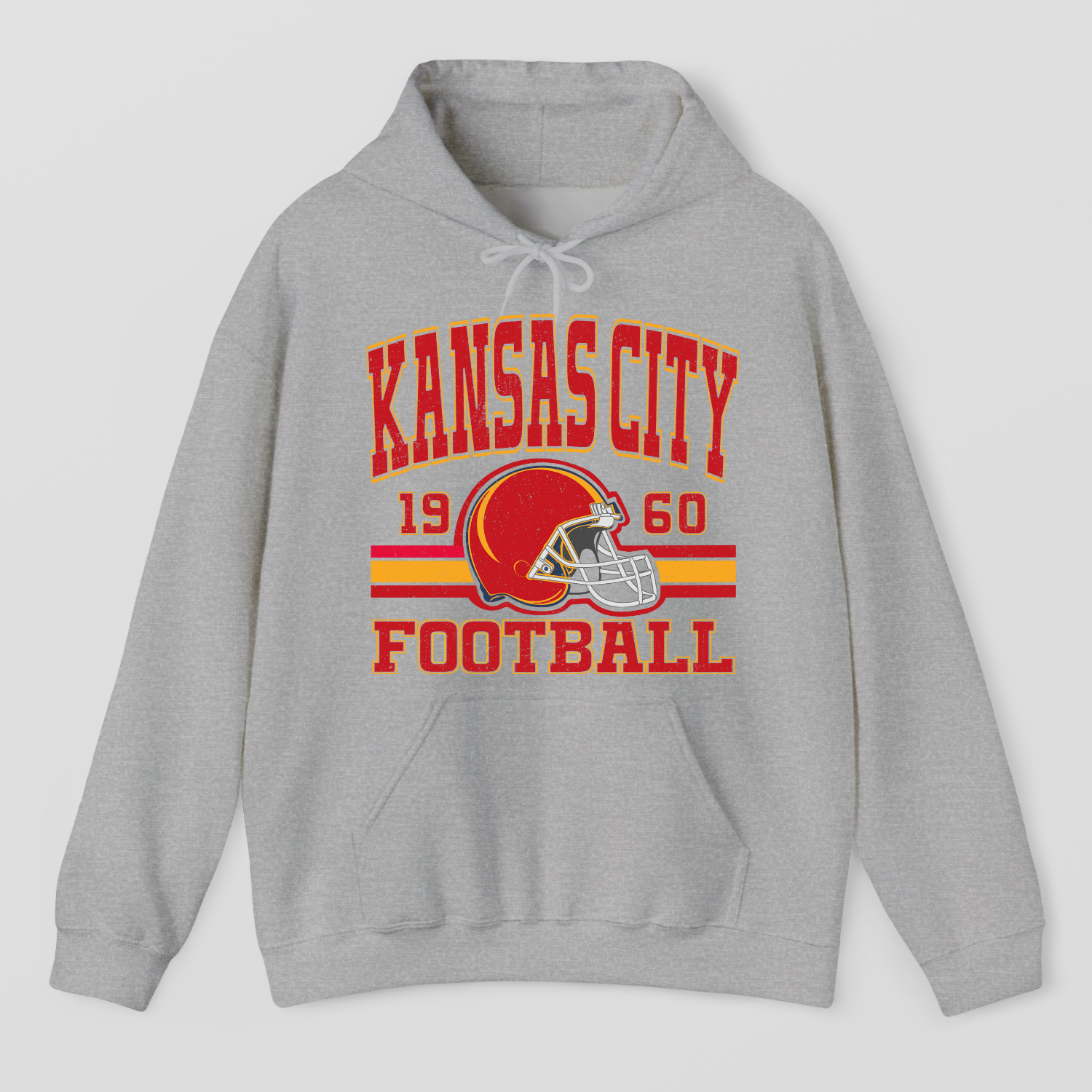 Vintage Style Kansas City Football Hoodie