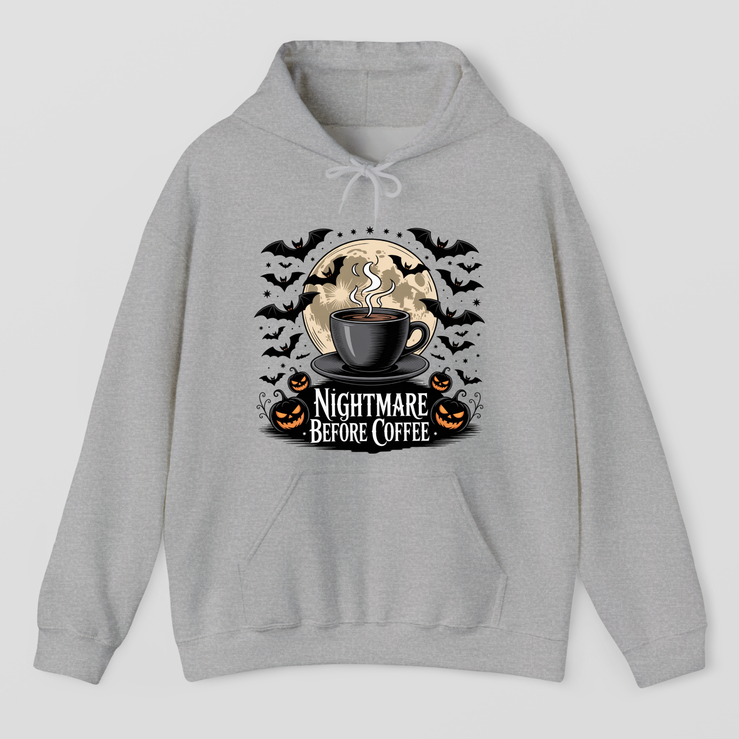 Nightmare Before Coffe Halloween Hoodie