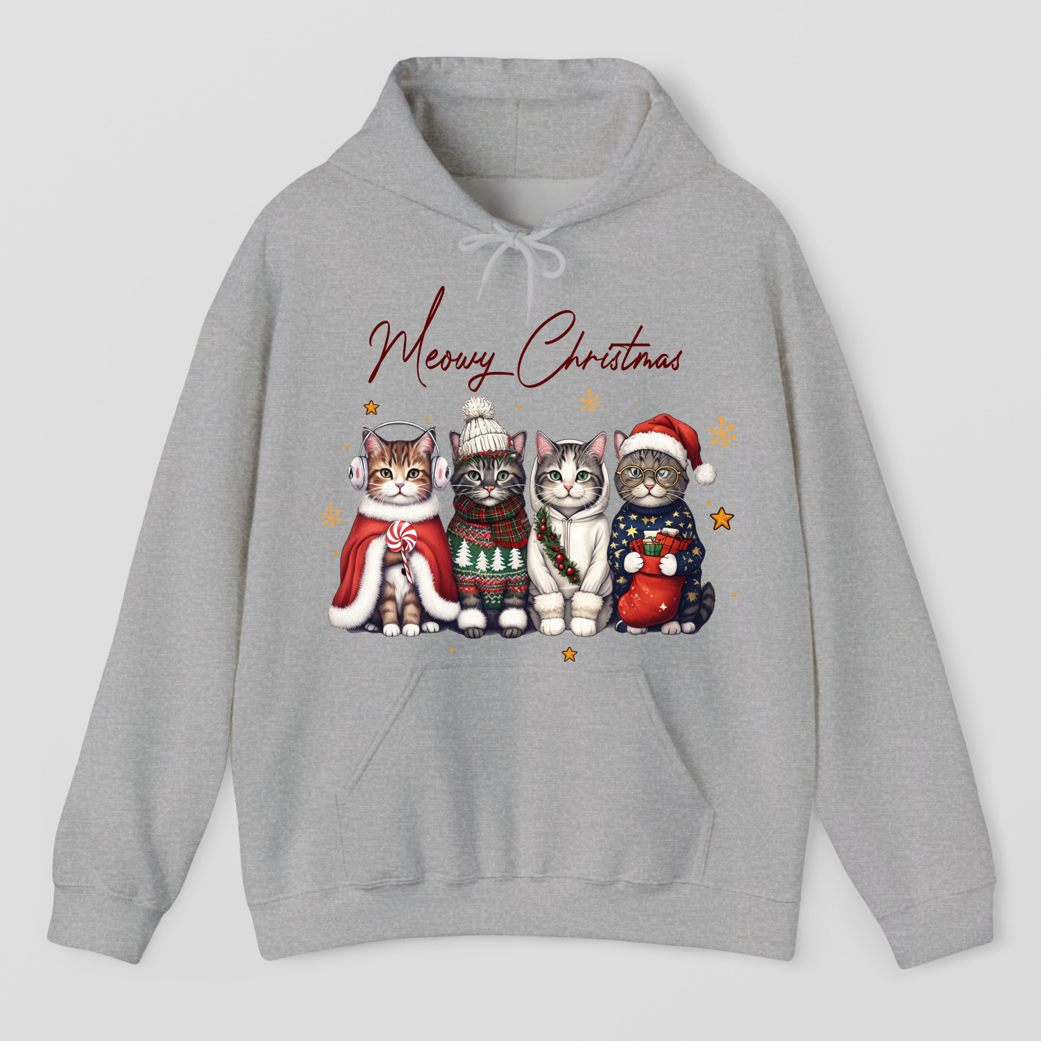 Meowy Christmas Hoodie