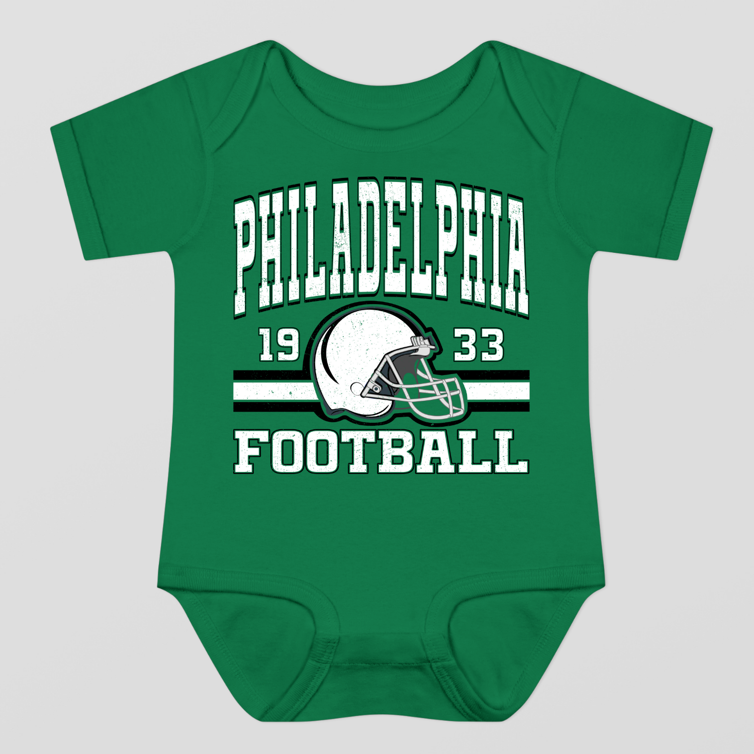 Vintage Style Philadelphia Football Baby Bodysuit