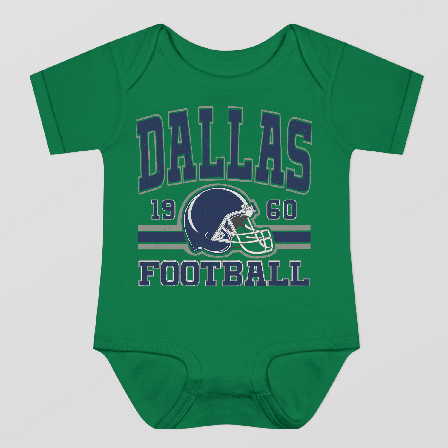 Vintage Style Dallas Football Baby Bodysuit