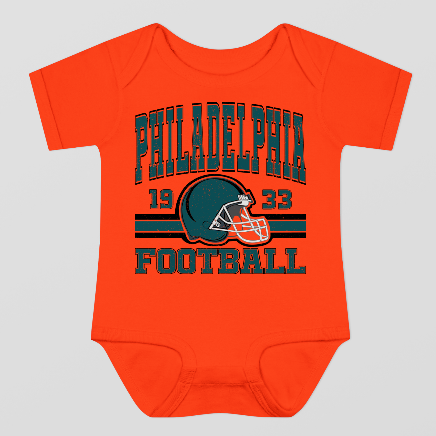 Vintage Style Philadelphia Football Baby Bodysuit