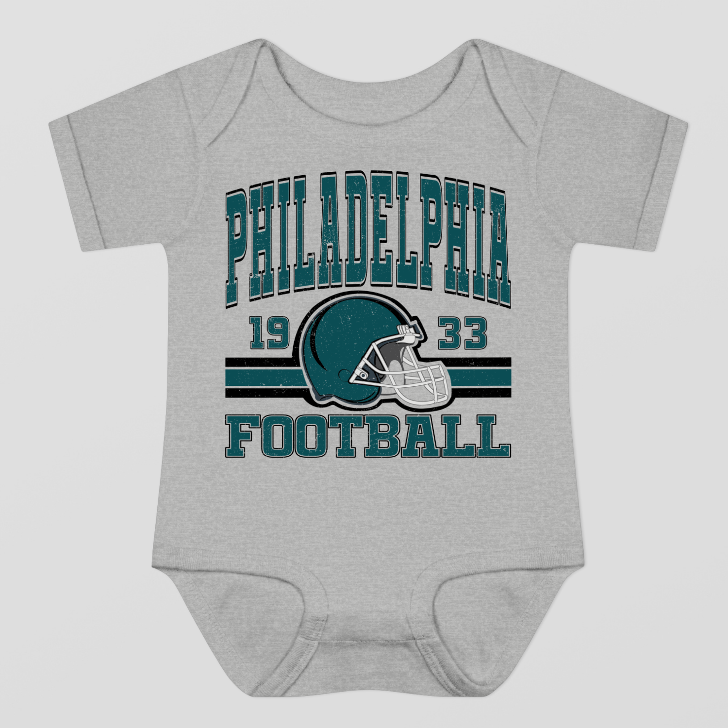 Vintage Style Philadelphia Football Baby Bodysuit