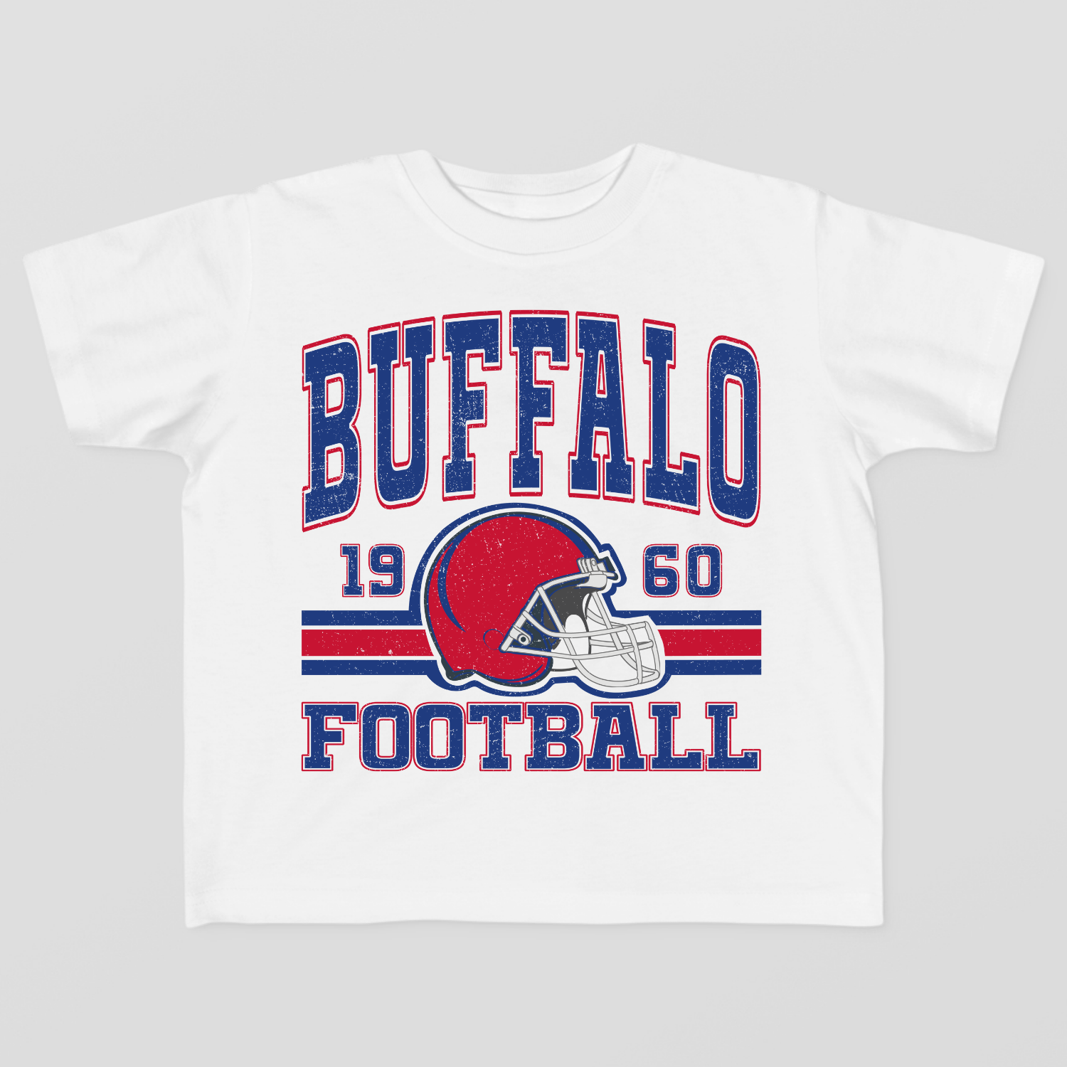 Vintage Style Buffalo Football Toddler T-Shirt