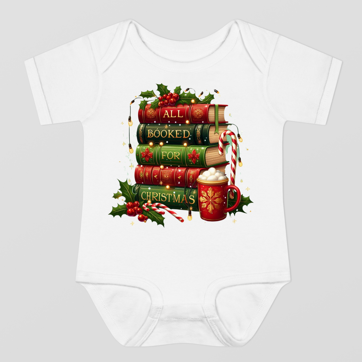Christmas Books Baby Bodysuit