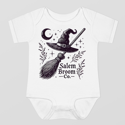 Salem Broom Co. Halloween Baby Bodysuit