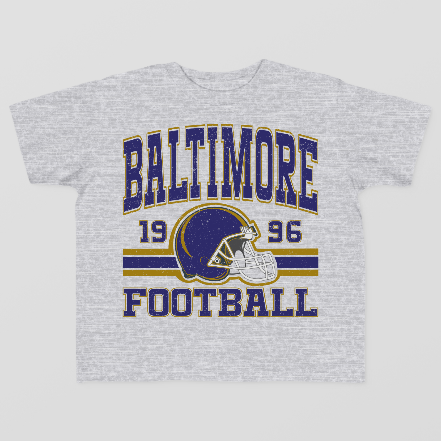 Vintage Style Baltimore Football Toddler T-Shirt