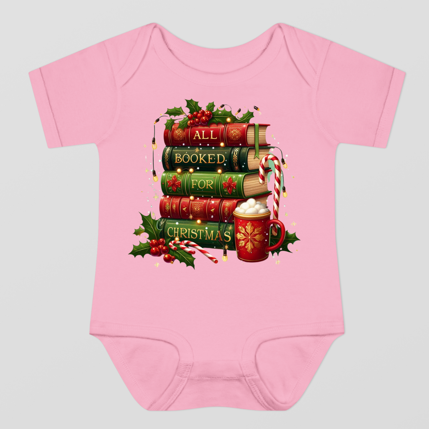 Christmas Books Baby Bodysuit