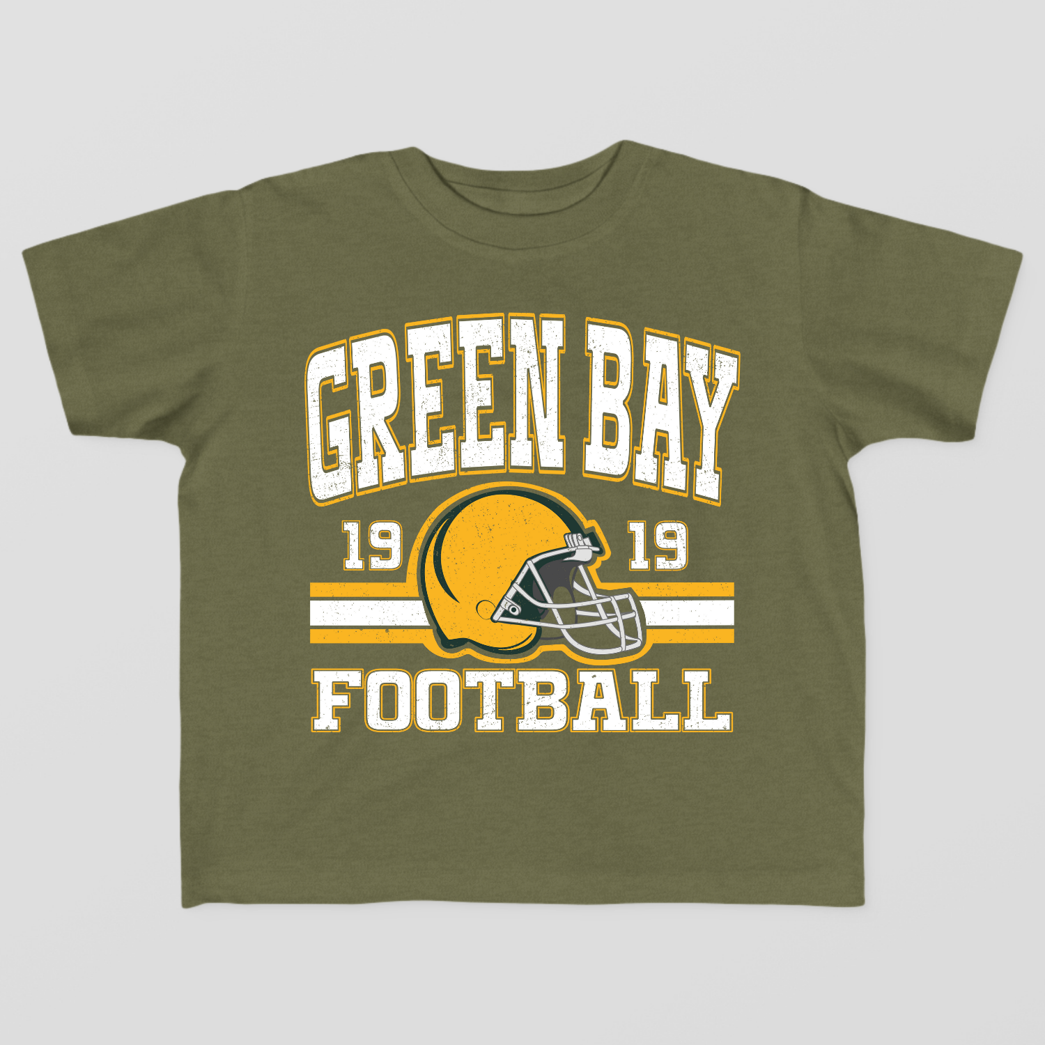 Vintage Style Green Bay Football Toddler T-Shirt