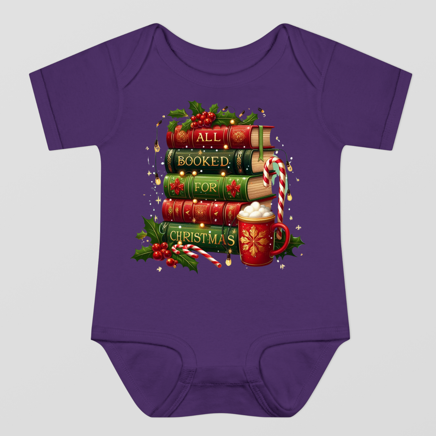 Christmas Books Baby Bodysuit