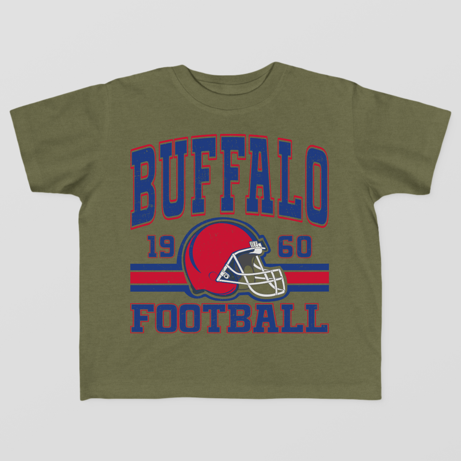 Vintage Style Buffalo Football Toddler T-Shirt