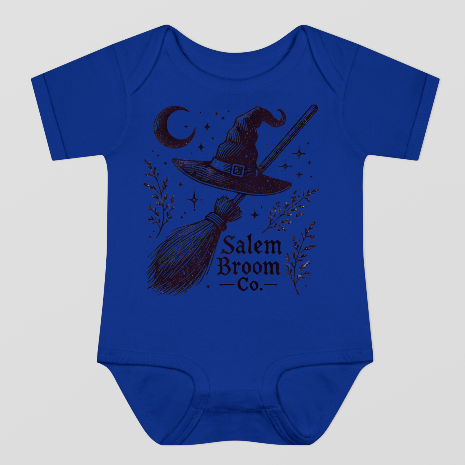Salem Broom Co. Halloween Baby Bodysuit